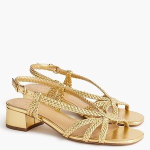 J Crew Braided strappy heels CI967